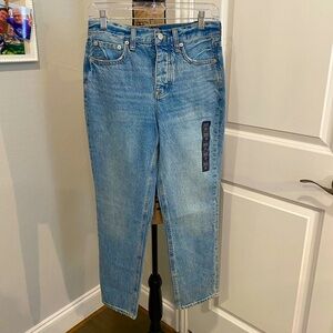 NWT J. Crew 25 High Rise Straight Jeans Premium Edition